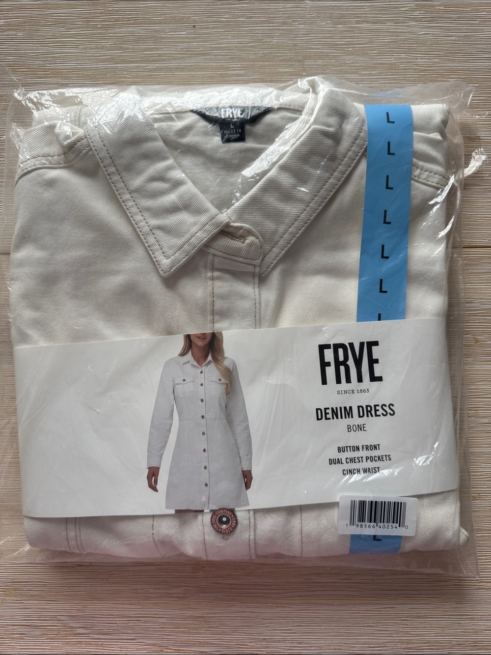 💫NWT Frye Bone Denim Dress in Bone 💫